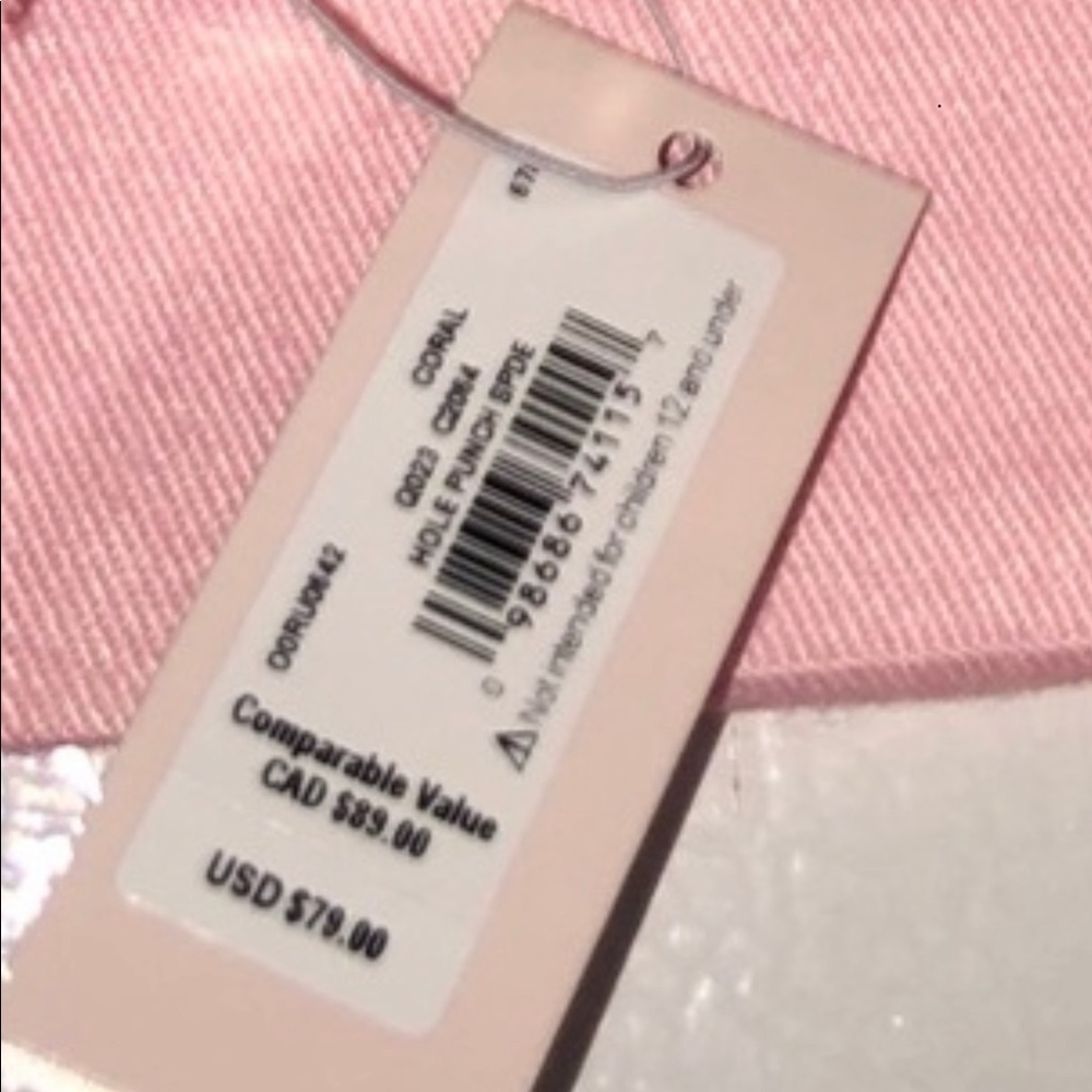 Kate Spade ♠️ Hole Punch Hinge Bangle Black/Gold New eith Pink Dust Bag - Picture 10 of 10